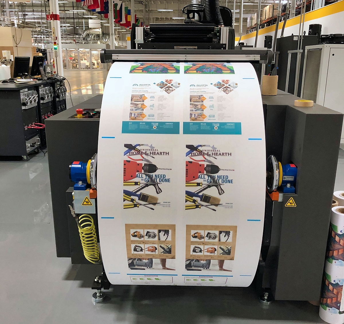 Prosper 7000 printed roll