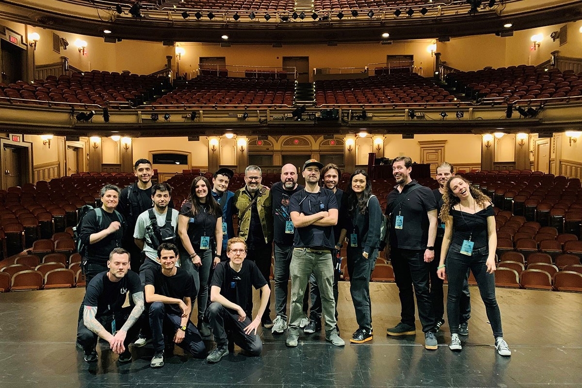 Aziz Ansari Right Now crew photo