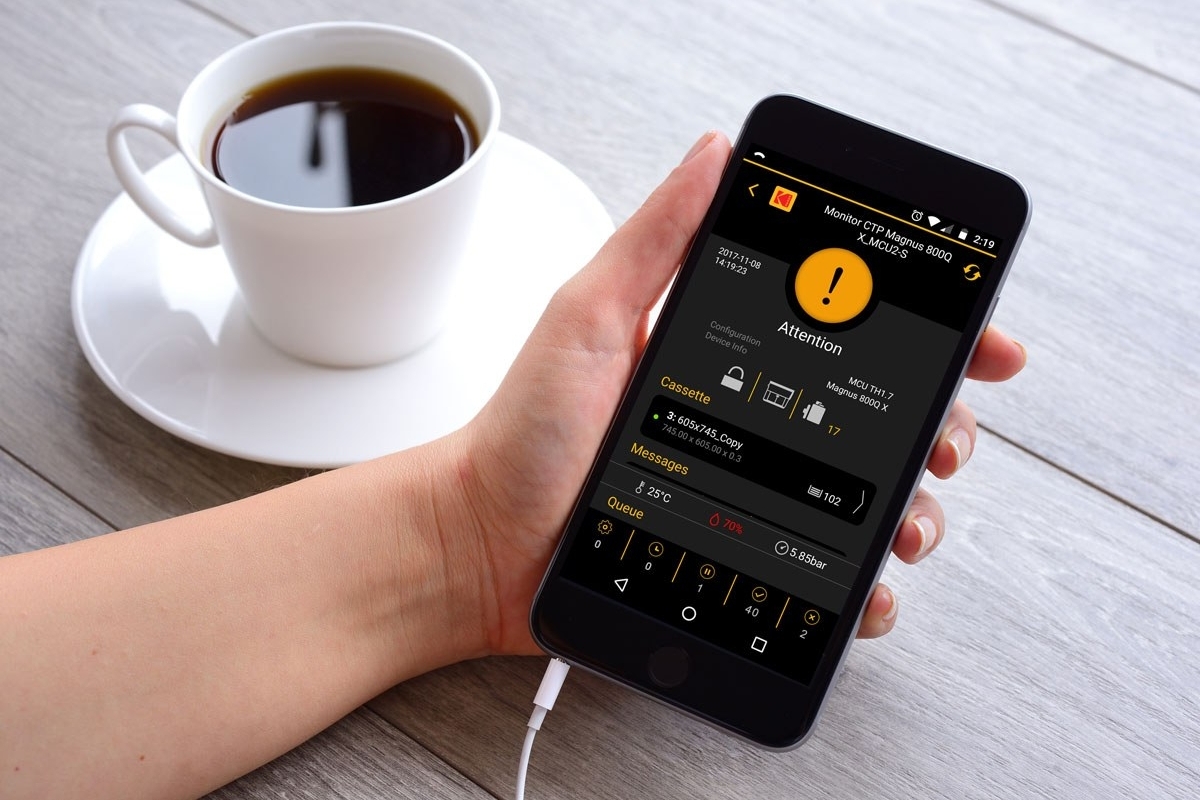 CTP Mobile Control App coffee hi