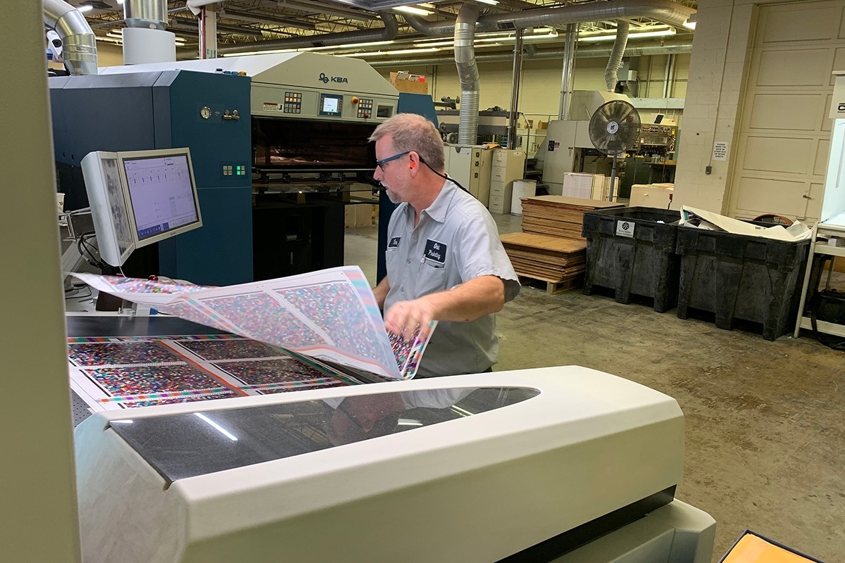 Pressman working on spotless characteration motion 2