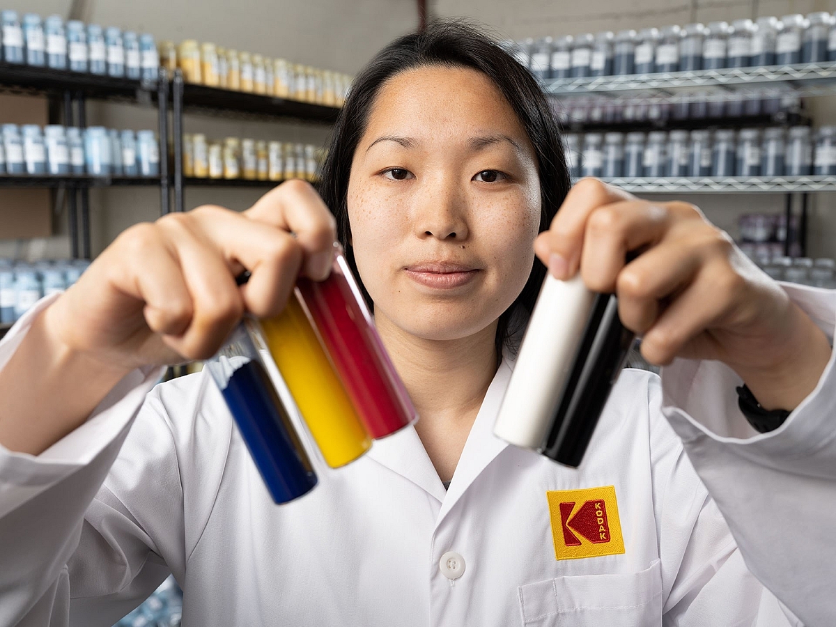 Kodachrome inks vials down