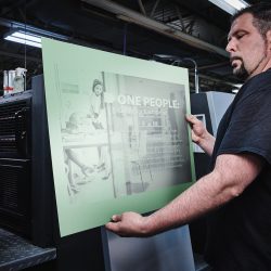 Sonora process free plate loading press