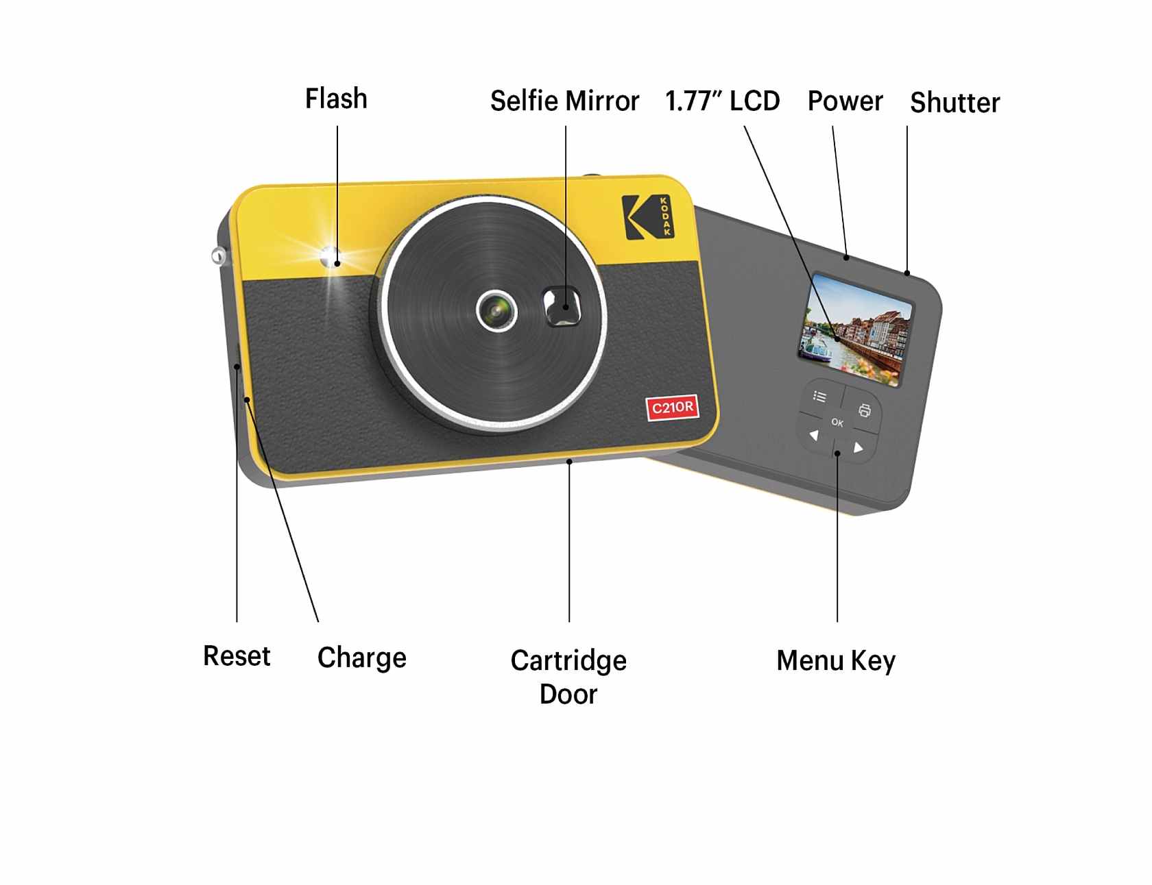 KODAK Mini Shot 2 Retro Instant Camera | Kodak