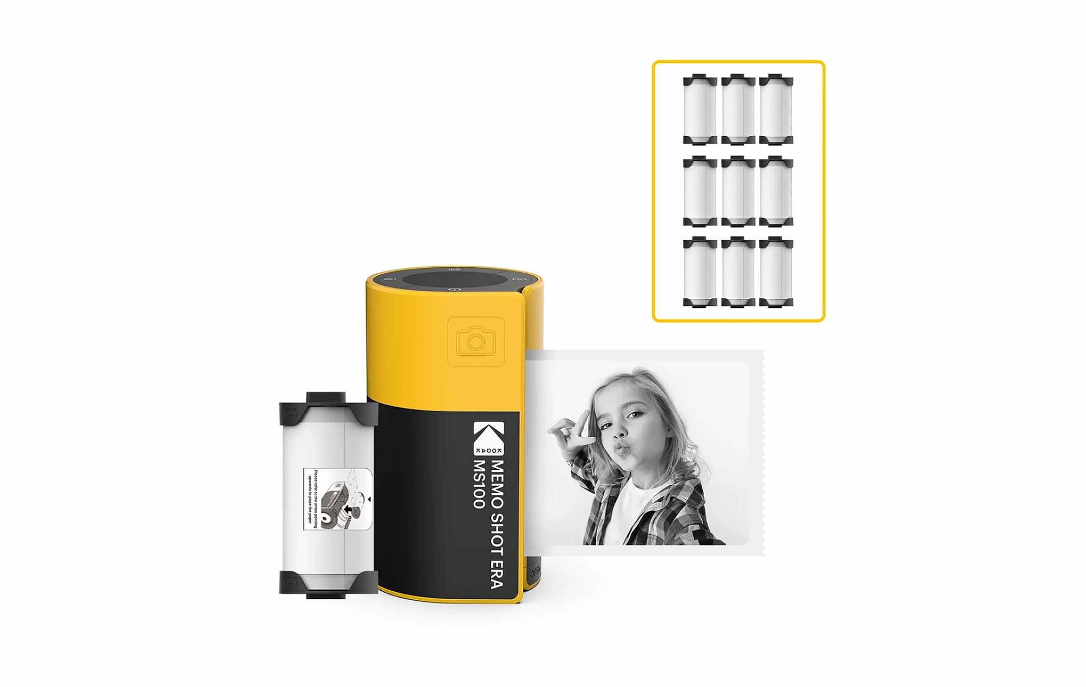 KODAK Memo Shot Era Instant Camera and Photo Printer | Kodak