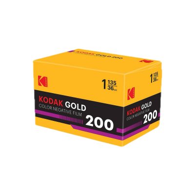 KODAK GOLD Film 200 135 36exp box left facing