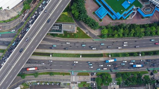 Aerial Imaging overhead highway 1920