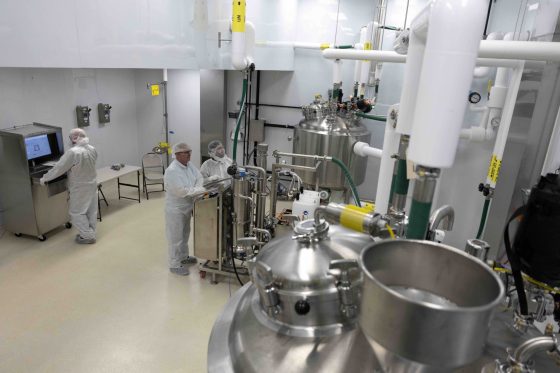 KODAK Scientists inside the 30,000 sq. ft. cGMP facility