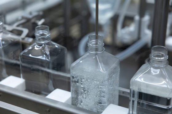 Filling pbs bottle 236