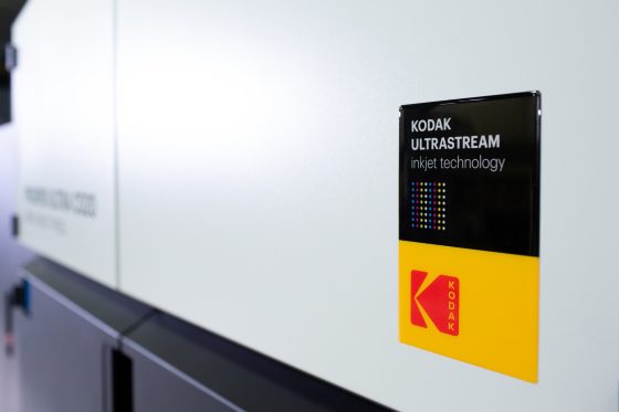 Ultra 520 digital press badge closup