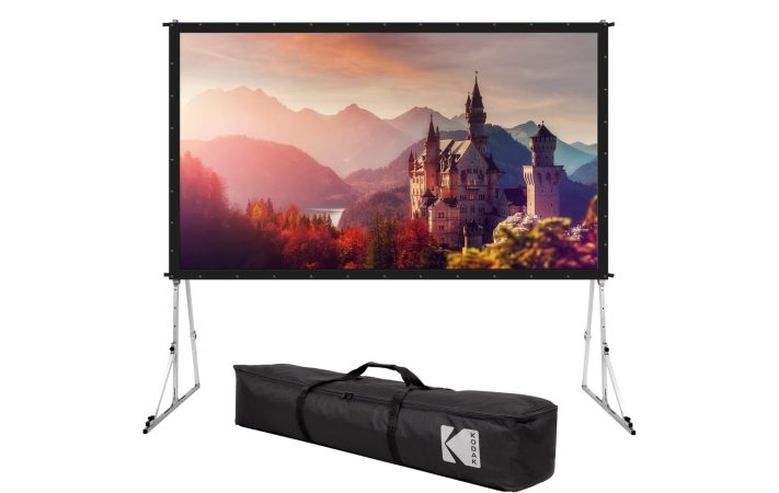 KODAK Portable Projector Screen Front Rear contents