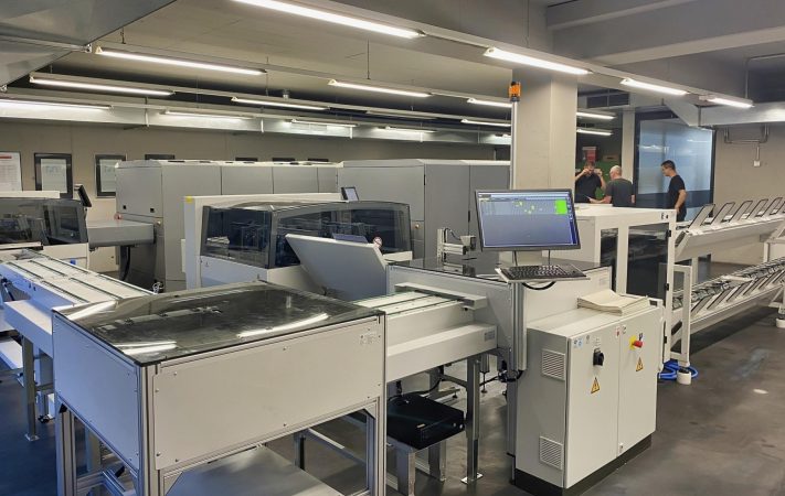 Druckzentrum Neckar-Alb plate benders and sorter