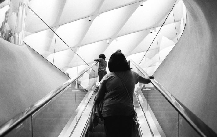 KODAK EKTAPAN Film P3200 sample image - escalator