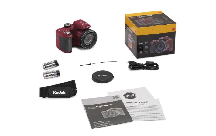 KODAK PIXPRO AZ405 Digital Camera package contents