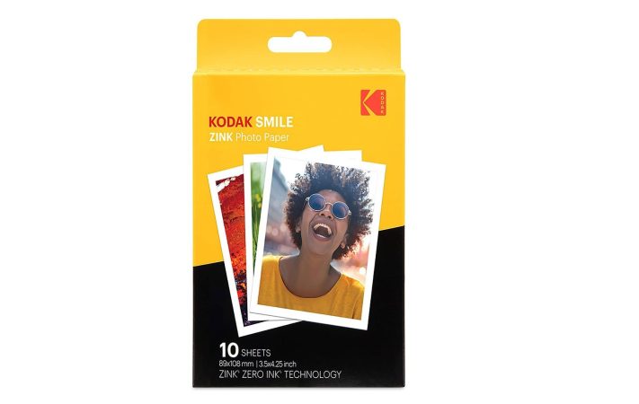 Smile zink photo paper 10