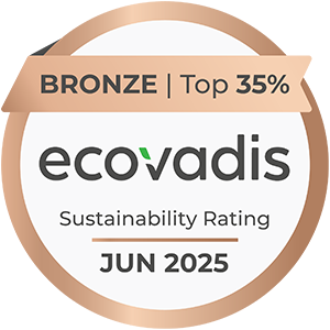 EcoVadis Bronze Medal 2025 sustainability rating badge