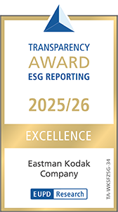 Recognition badge for Transparency Award for ESG reporting 2025/26