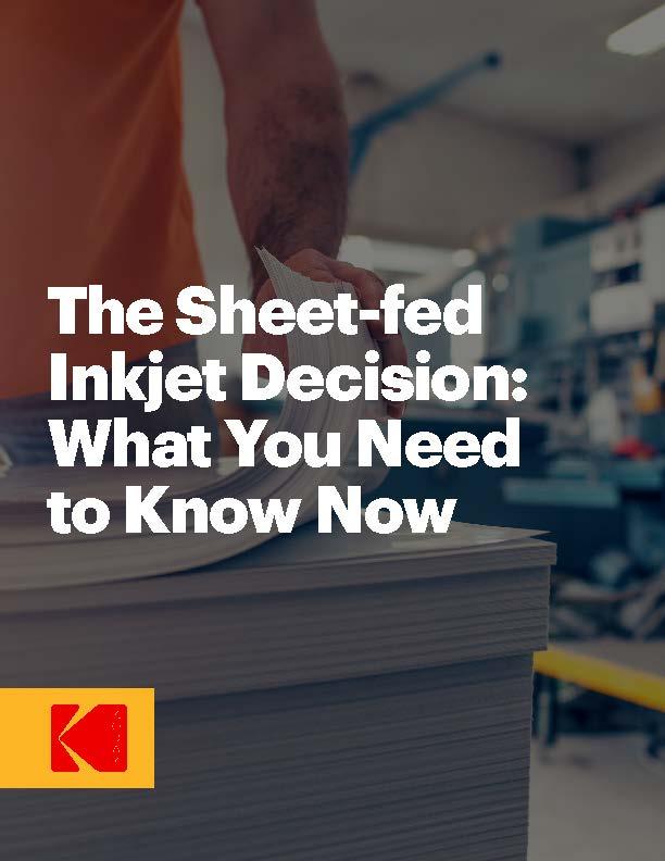 The Sheet-fed Inkjet Decision: What You Need to Know Now white paper cover