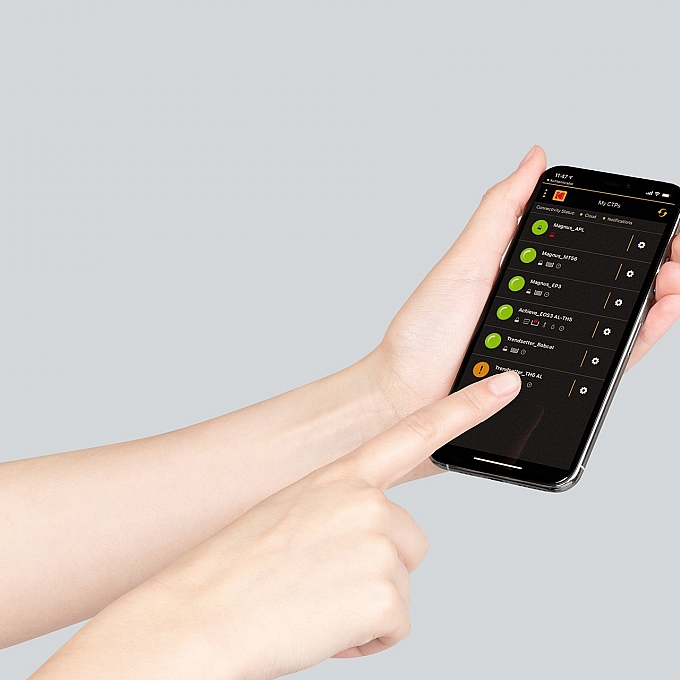 KODAK Mobile CTP Contrl App iphone screen v2