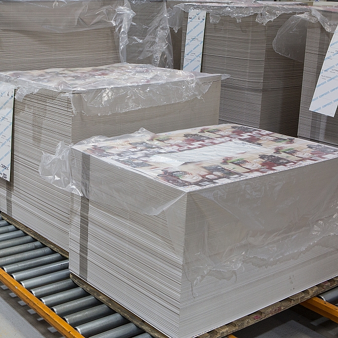 Printed paper pallets