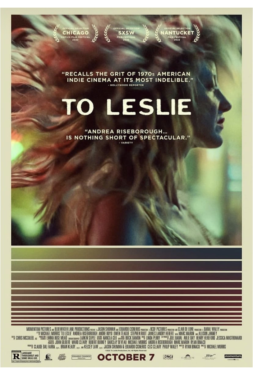 To Leslie film poster