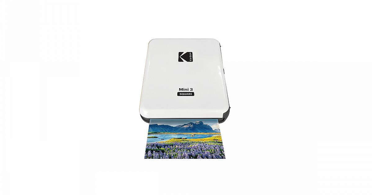 Kodak HD Wireless Portable Mobile Instant Photo Printer Print Social Media Photos Renewed Black Premium Quality Full Color Prints Compatible w/iOS and Android Devices 