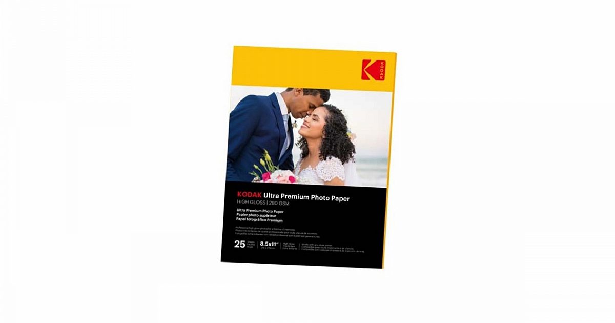 100 sheets Gloss Finish 8.5 mil thickness Kodak Premium Photo Paper for inkjet printers 1034388 4” x 6” 