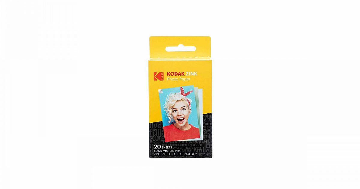Kodak Printomatic Instant Camera Bundle W/Zink Paper 100-Pack & Case