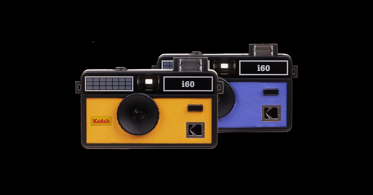 Kodak i60 Cámara Analógica 35mm Reusable con Flash Negra/Azul