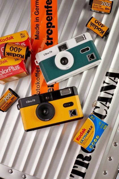 Cámara analógica Kodak Ultra F9 Reutilizable 35mm Verde