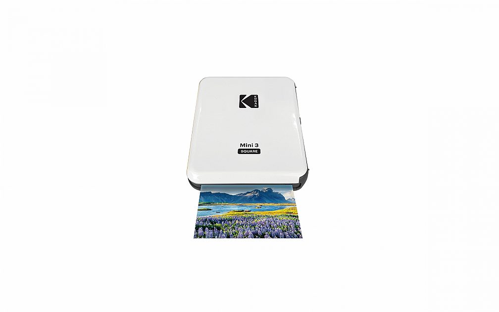 Kodak Photo Printer Mini 2 - Printer - color - dye sublimation - 2.1 in x  3.4 in - Bluetooth, NFC - glossy white