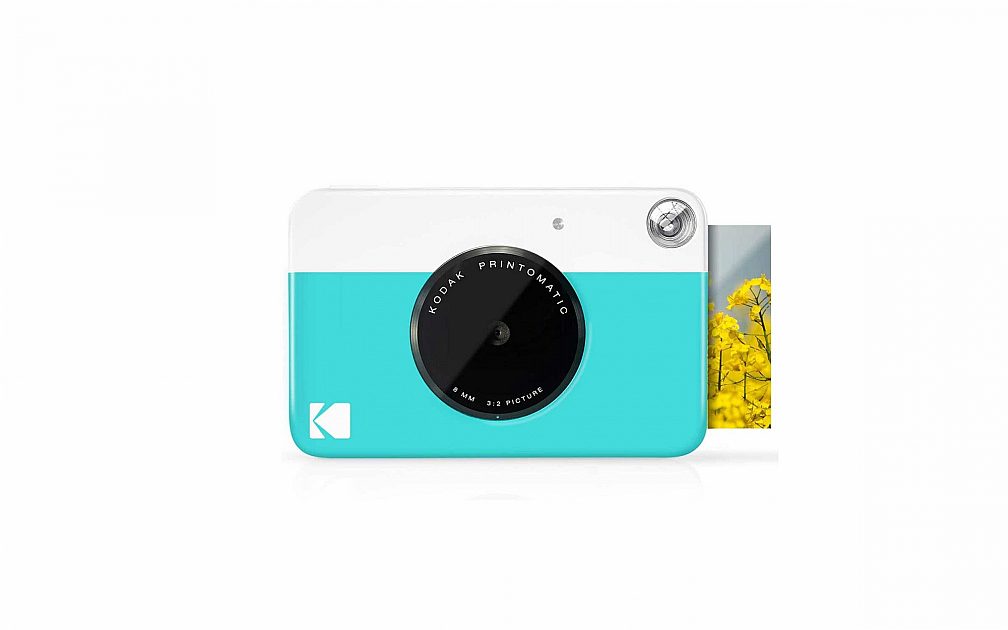  KODAK Printomatic Digital Instant Print Camera - Full Color  Prints On ZINK 2x3 Sticky-Backed Photo Paper (Blue) Print Memories  Instantly : Electronics
