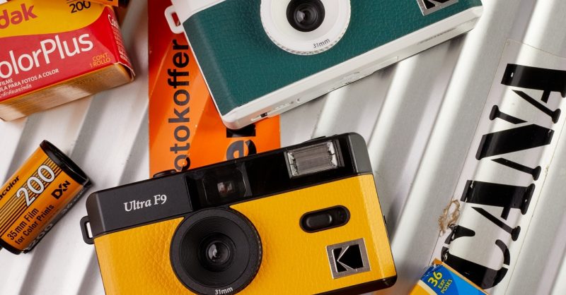 green kodak camera