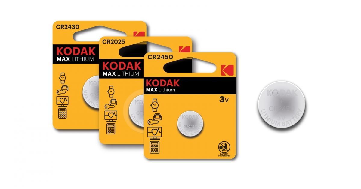 KODAK PILA BOTON LITIO CR2450 3V BLISTER*5 - Pilas Vini Trading