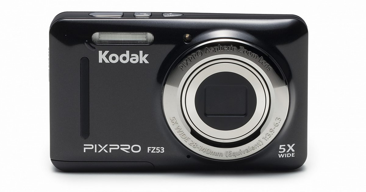 KODAK PIXPRO FZ55-BK 16MP Digital Camera 5X Optical Zoom 28mm Wide Angle  1080P Full HD Video 2.7 LCD Vlogging Camera (Black)