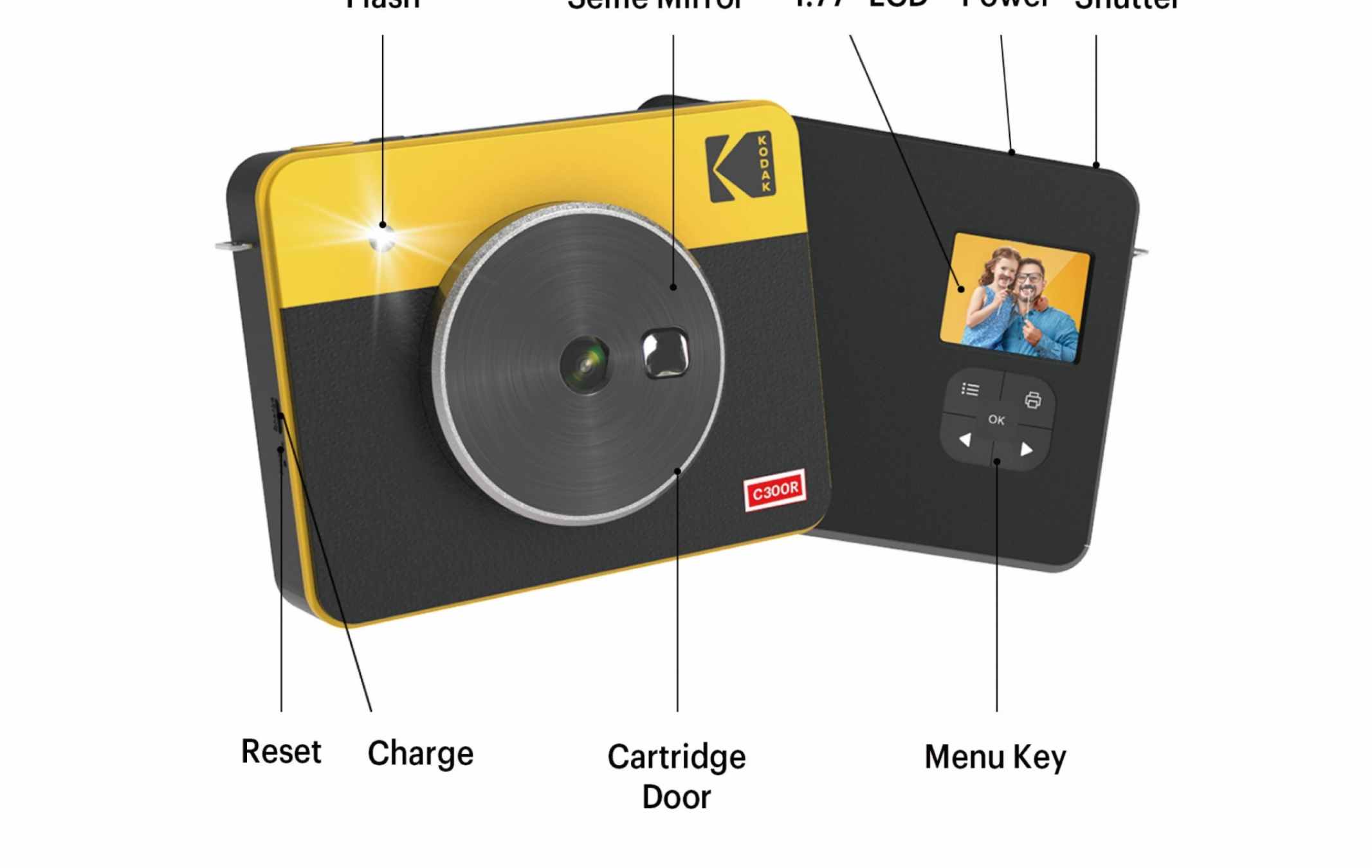 KODAK Mini Shot 3 Square Retro Instant Camera | Kodak