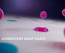 Animated view of ULTRASTREAM Inkjet Technology drop generation and printing process